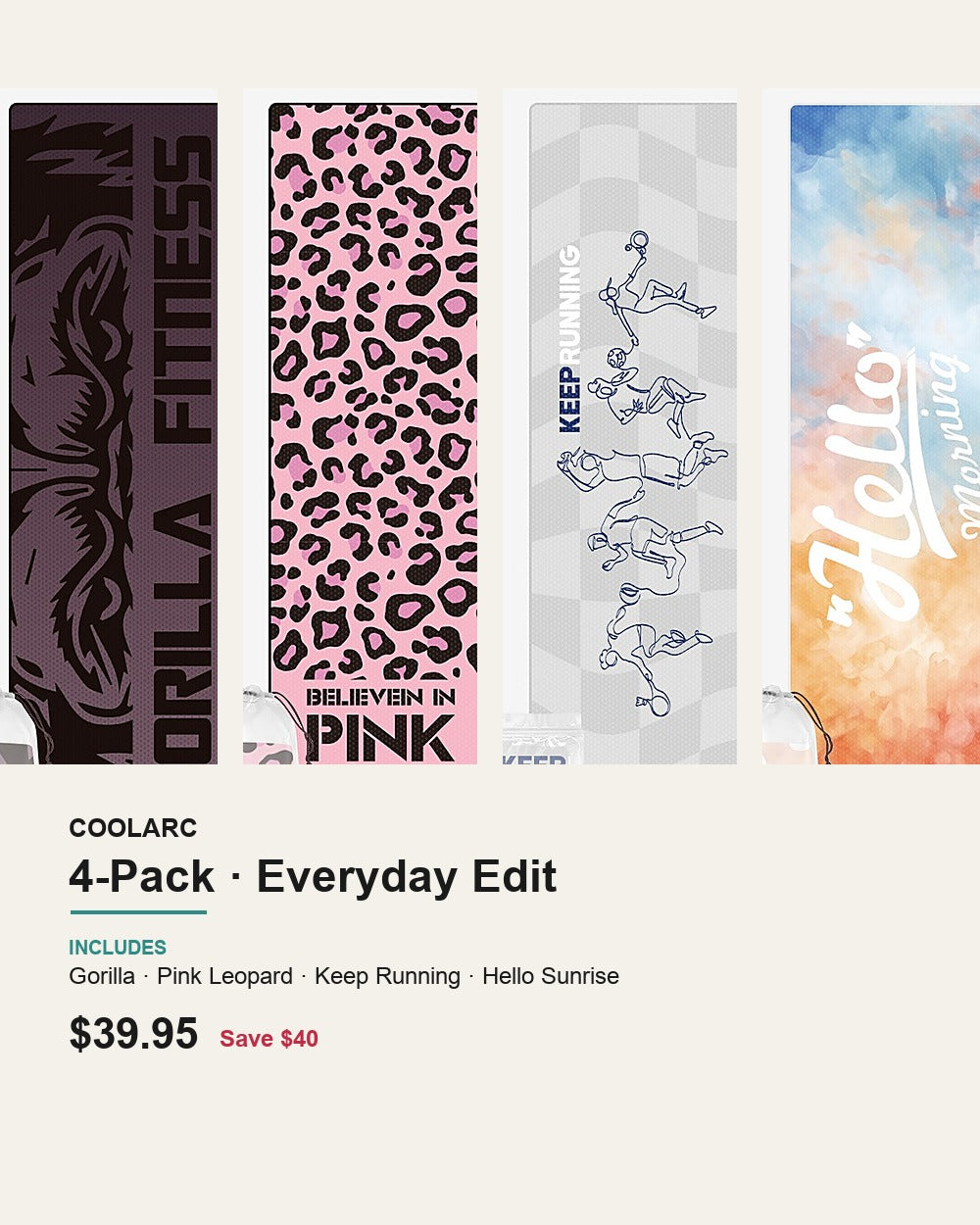 COOLARC Cooling Towel — 4-Pack · Everyday Edit